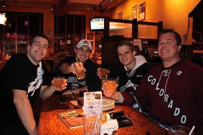Warm up and cool down before and after Avs games