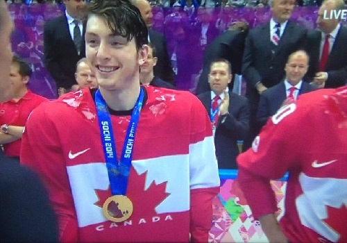 Matt Duchene so zlatou olympijskou medailou