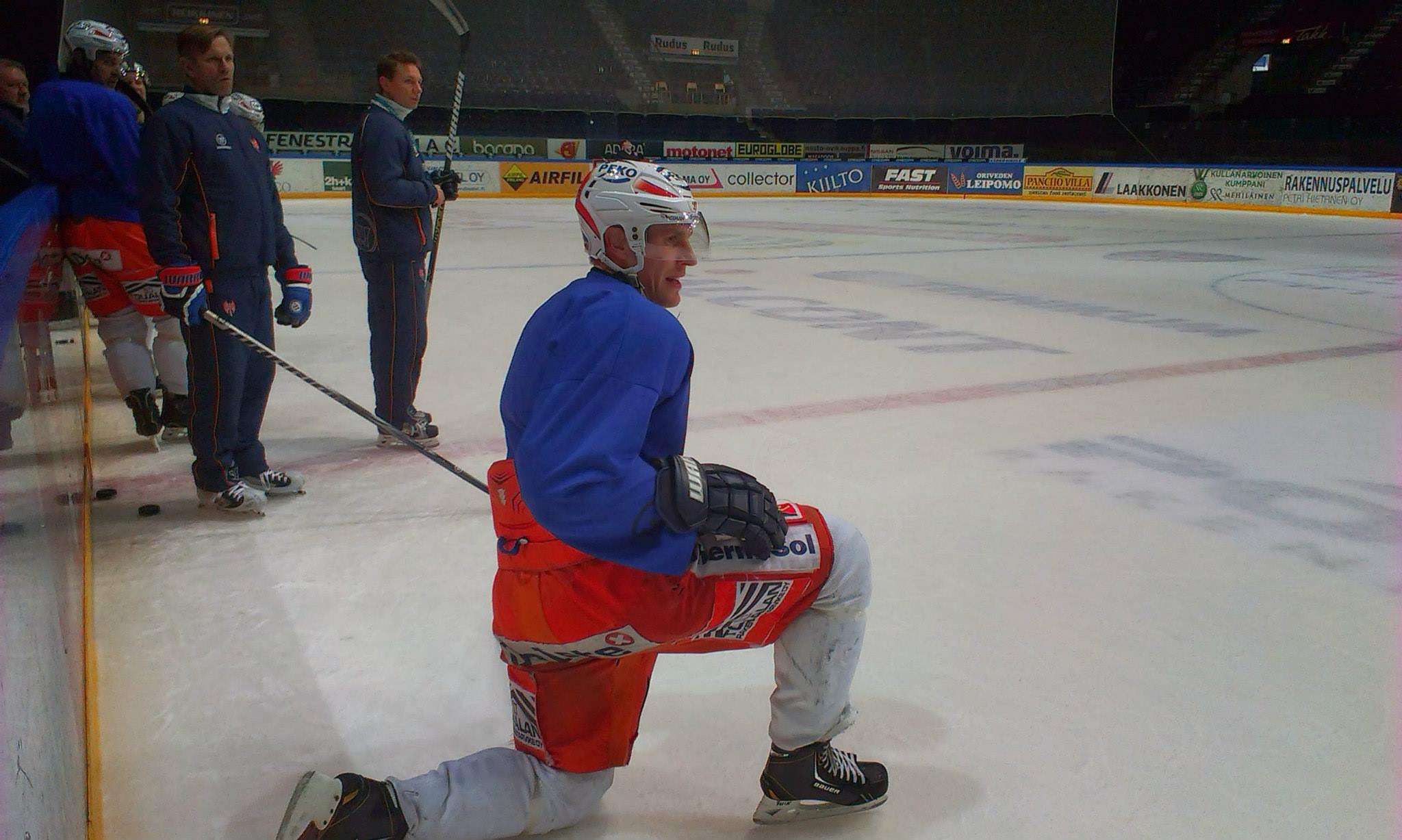 Ville Nieminen on the training